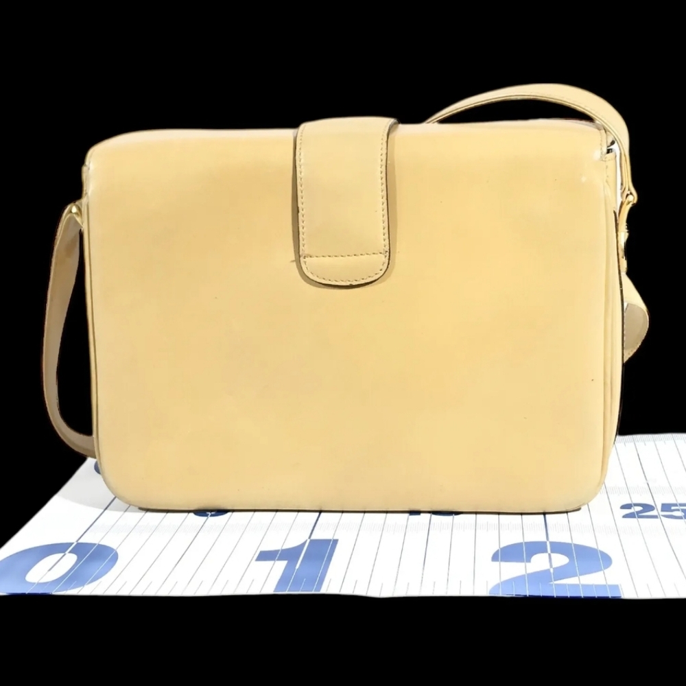 Celine Cream Crossbody Bag with Textured Finish - Picture 5 of 13